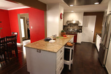 Load image into Gallery viewer, Flooring: Rainforest Collection Floating Recycled Leather Planks - Mini Croc Copper

