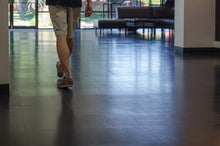 Load image into Gallery viewer, Flooring: Rainforest Collection Floating Recycled Leather Planks - Jumbo Croc Merlot
