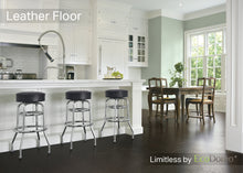 Load image into Gallery viewer, Flooring: Rainforest Collection Floating Recycled Leather Planks - Alligator Auburn
